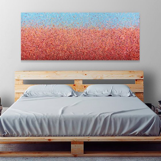 Neon Oondiri 152 x 61cm acrylic on canvas