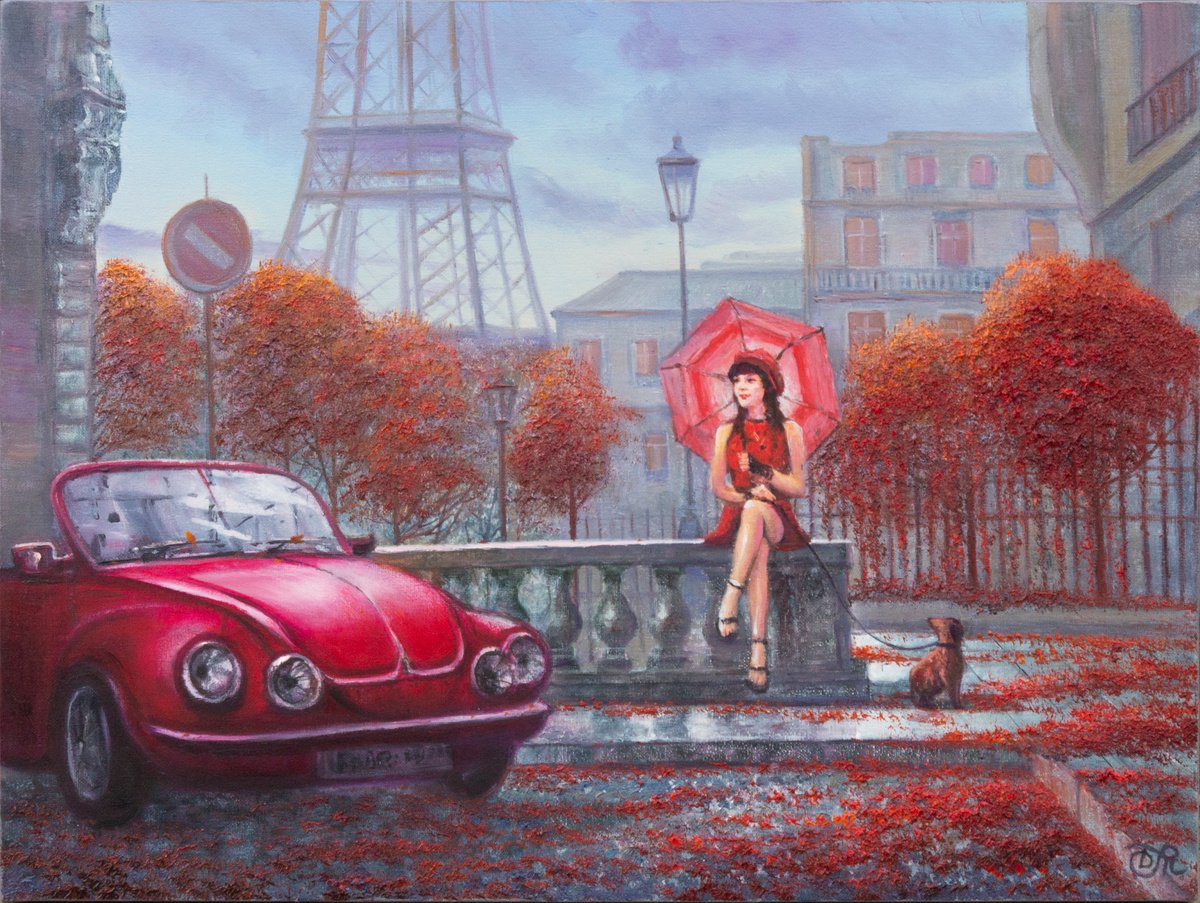 Autumn day in Paris by Dmitrij Tikhov