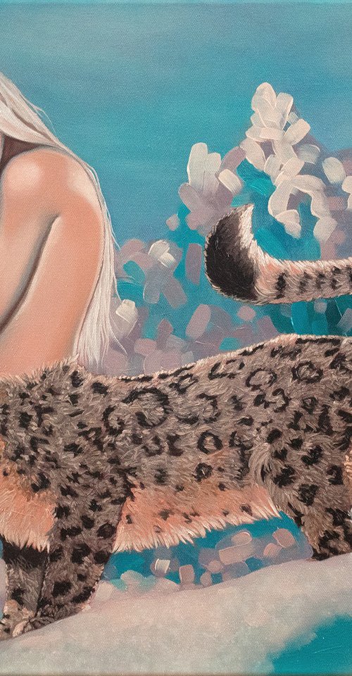 Leopard woman by Yue Zeng