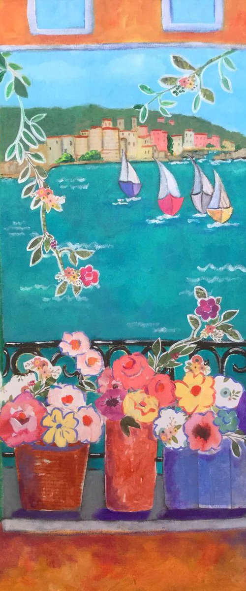 “Collioure Vue” by Holly Wojahn