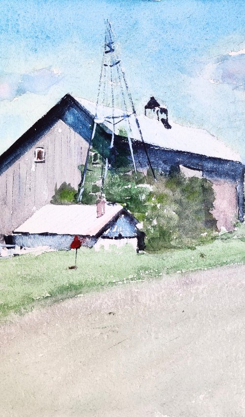 The Barn by Leonid Kirnus