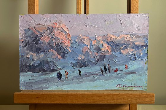 Walking on a Frosty Day