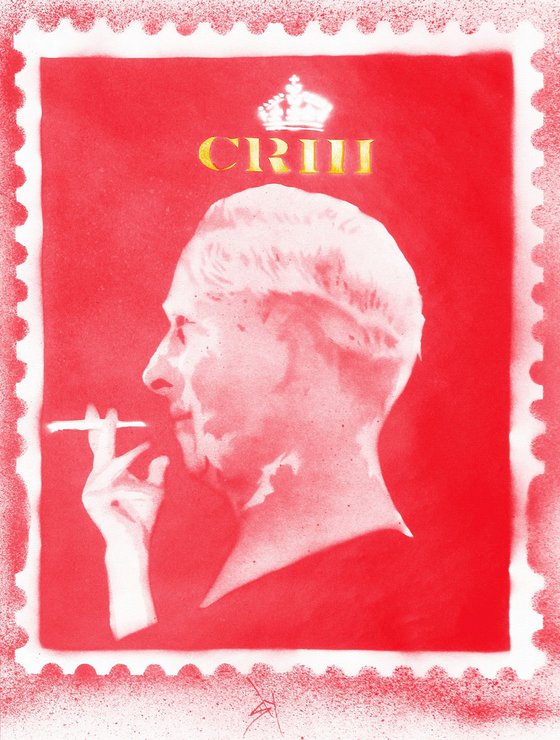 Spliff King (red on a box canvas).