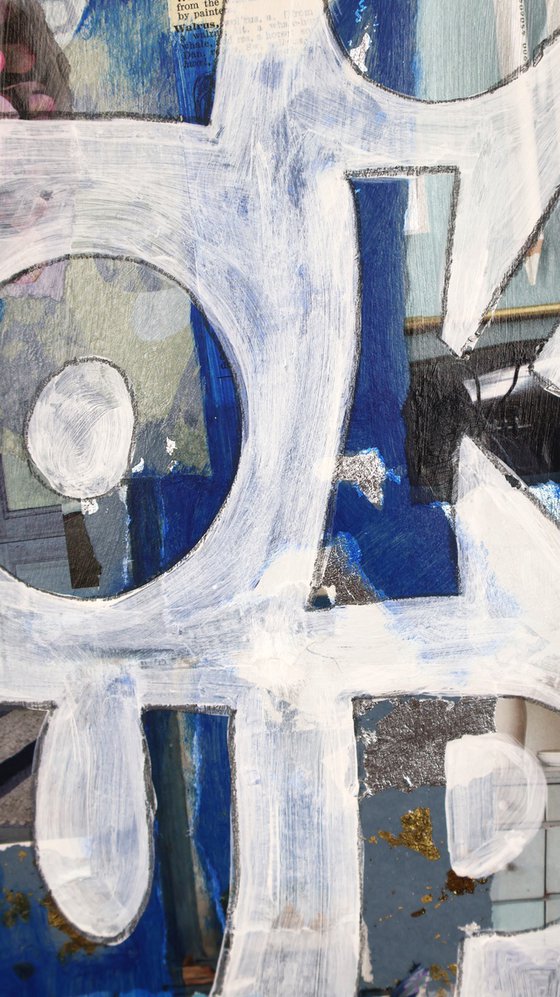 Look up, Walk on, collage set