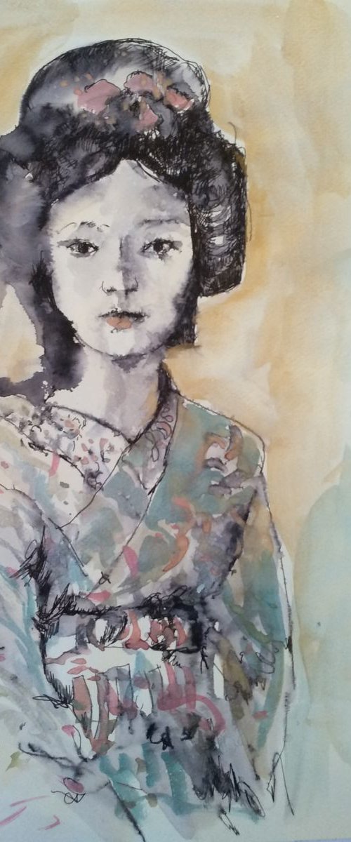 Gheisa 5 by Marina Del Pozo