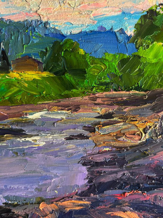 Near a Mountain Stream