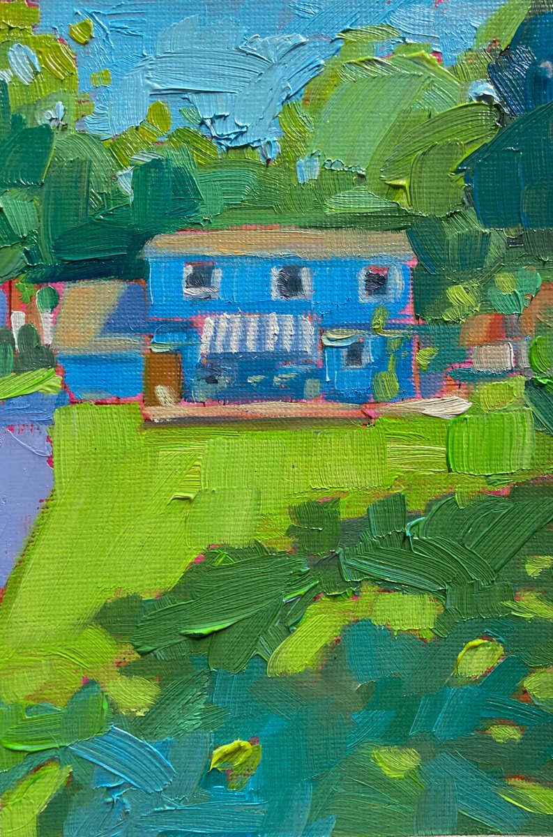 Summer House By Jimmy Leslie, 4 X 6, Artwork For Sale On Artfinder