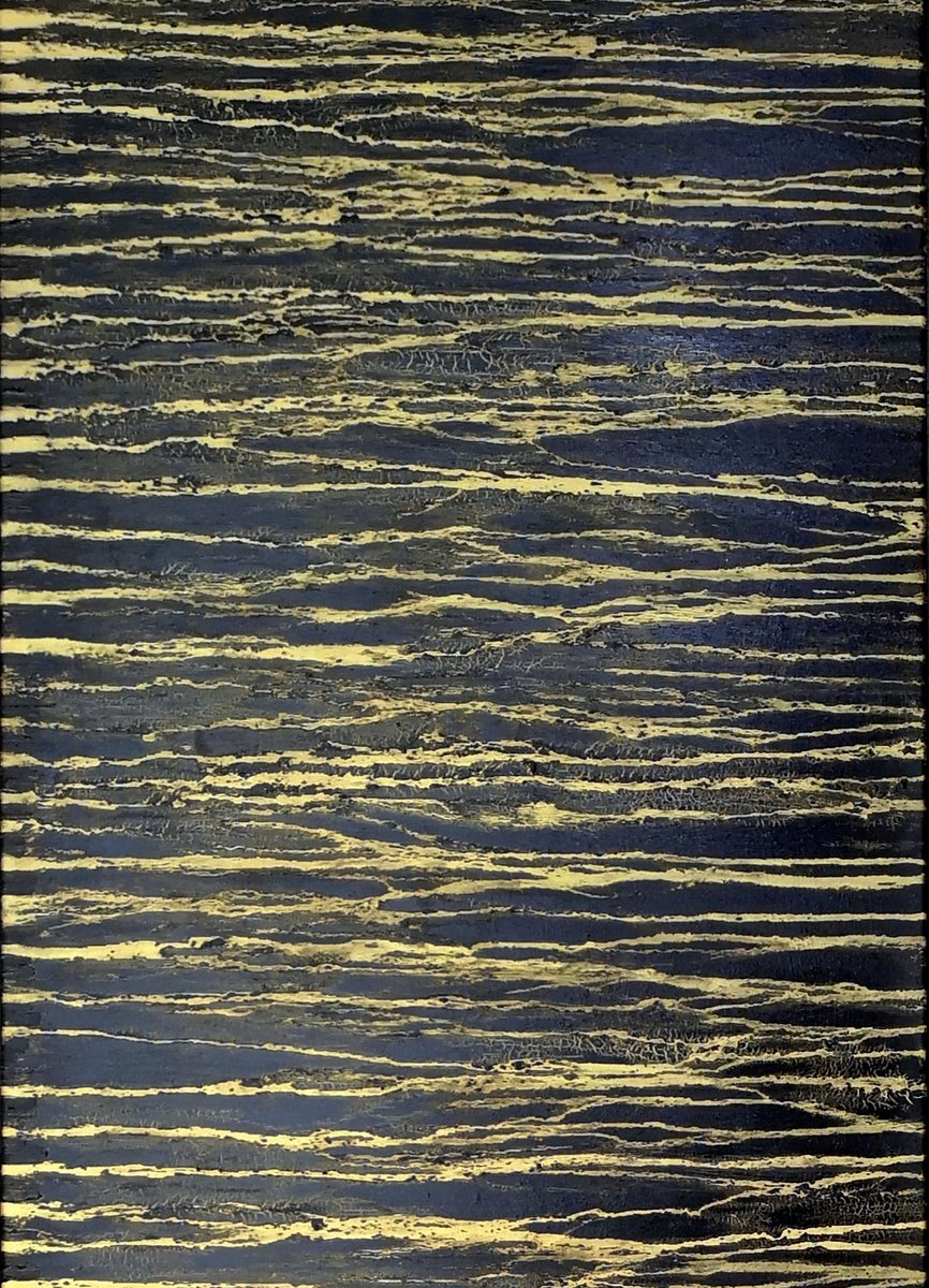 Abstract Acrylic Painting By Carla Sa Fernandes, 20 X 28, A Crush On Black (#10), Original Artwork