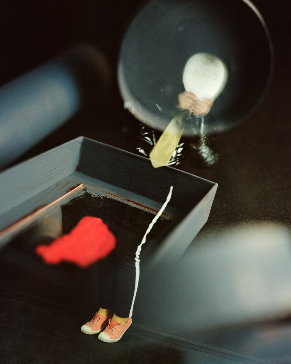 Surrealistic Portrait Photograph By Tania Serket, 16 X 20", Lipstick, Original Artwork