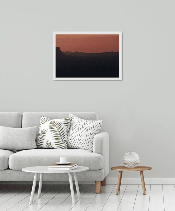 Sunrise over Ramon crater #8 | Limited Edition Fine Art Print 1 of 10 | 75 x 50 cm