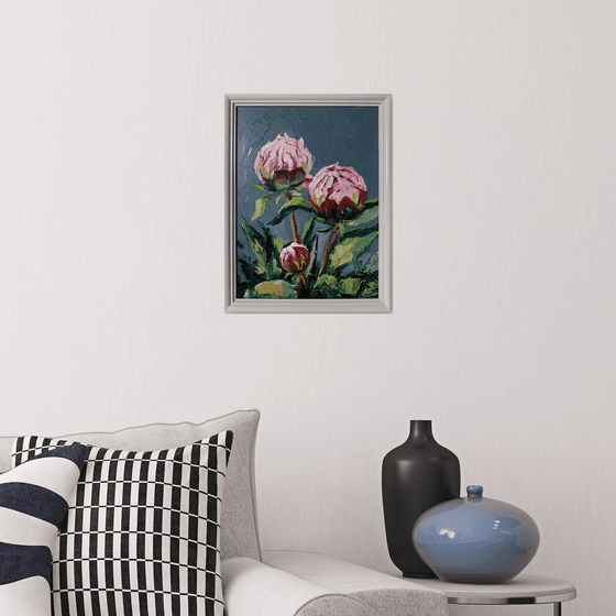 Pink peonies.