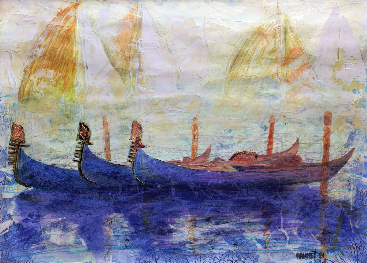 Gondola Dream of Sails. by Rakhmet Redzhepov