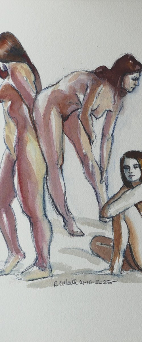 Female nude various poses by Rory O’Neill