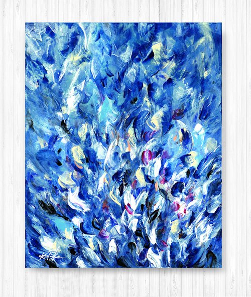 Floral Fall 42 - Abstract Floral Painting  by Kathy Morton Stanion by Kathy Morton Stanion