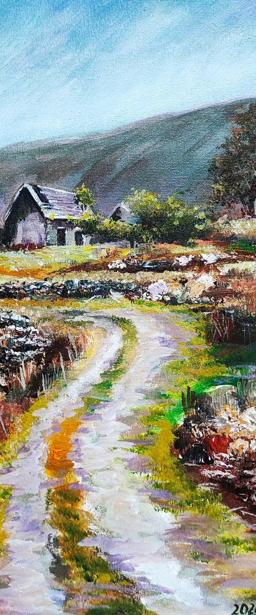 Irish landscape. Black Valley. by Tatajana Obuhova