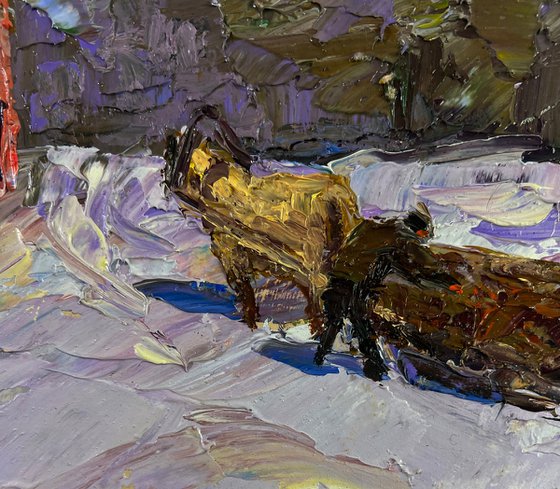 Winter Road through Quiet Forests