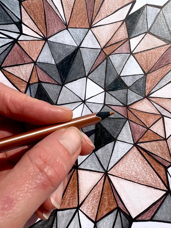 TERRACOTTA POPPY IN CALM FIELD