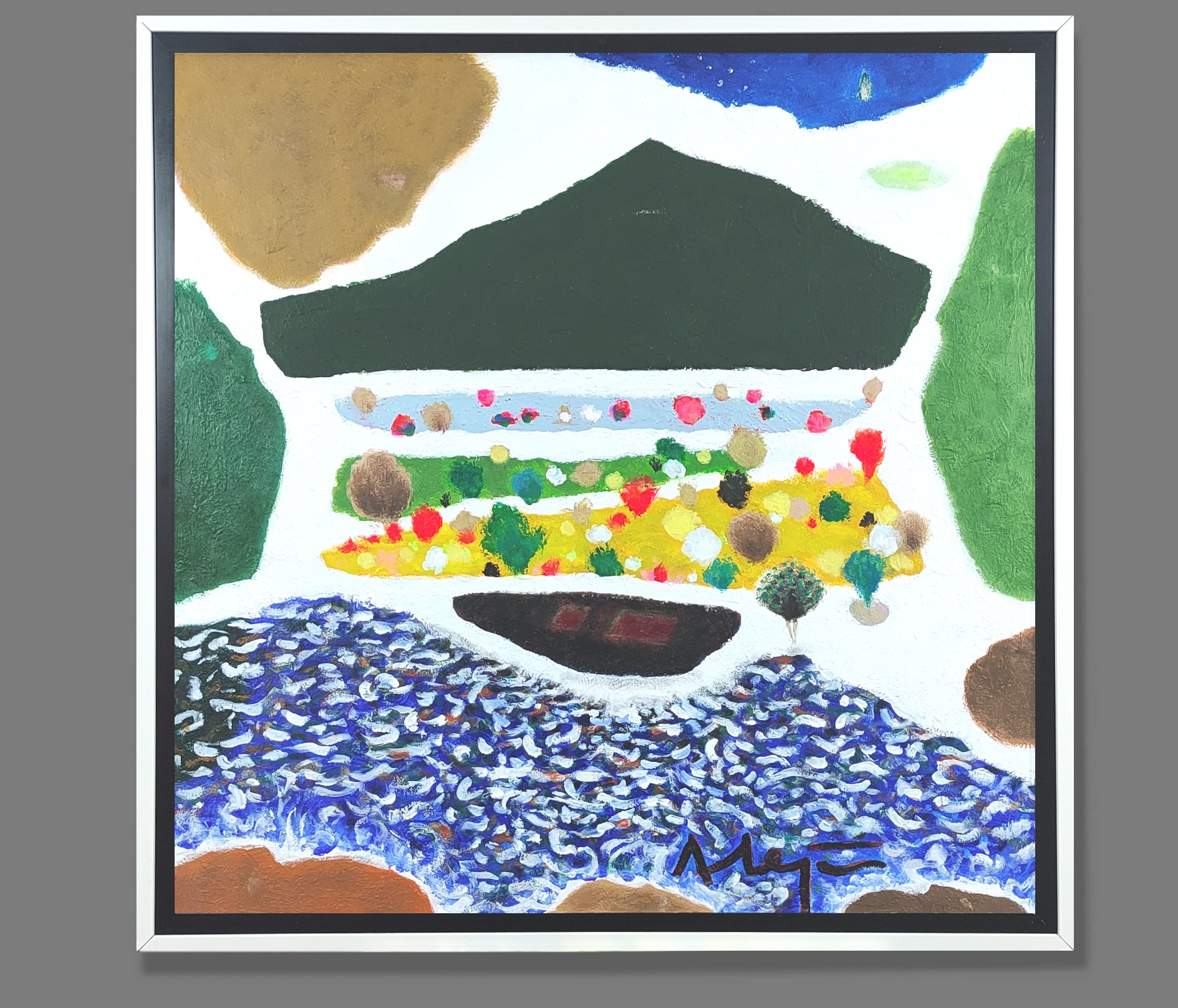  Mount Campelo By Alejos, 39 X 39, Artwork For Sale On Artfinder