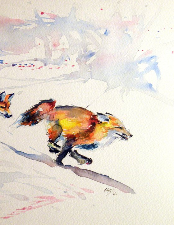 Playing foxes
