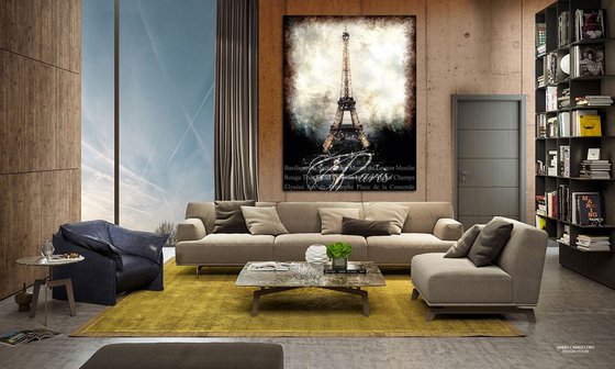 Eiffel/XL large original artwork
