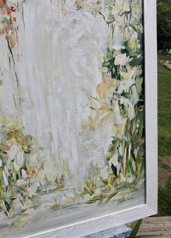 White Blossom Garden Arch