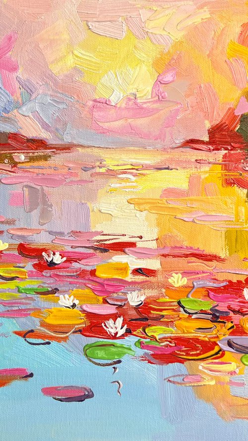 Orange Sunset by Ole Karako