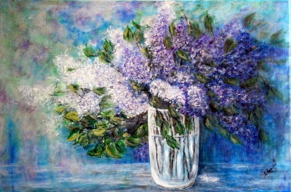 When blooming lilac .. by Emilia Urbanikova