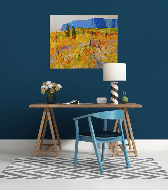 "Vineyards in the mountains "