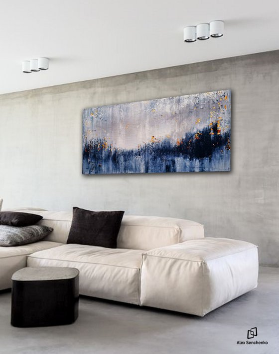 180x80cm. / abstract painting / Abstract 1229