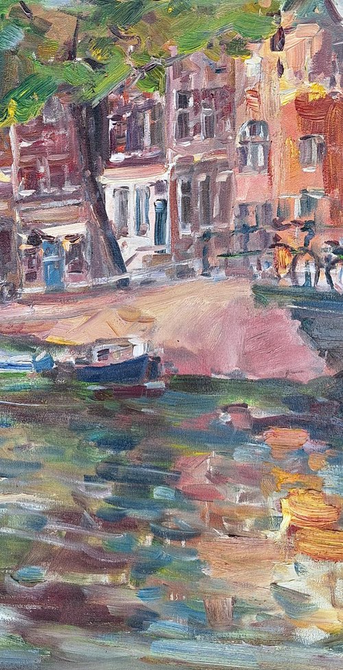 Reflections  of Amsterdam by Anna Pavlova