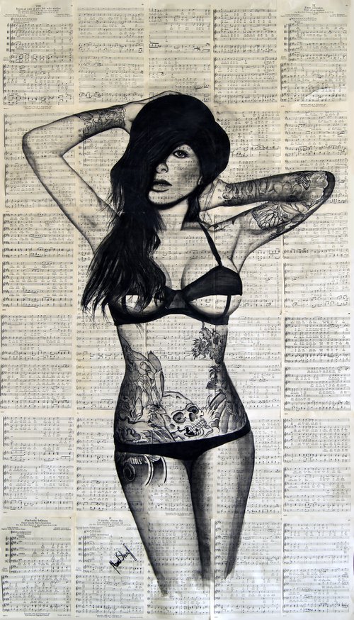 Girl with Tattoos by Ahmad Shariff