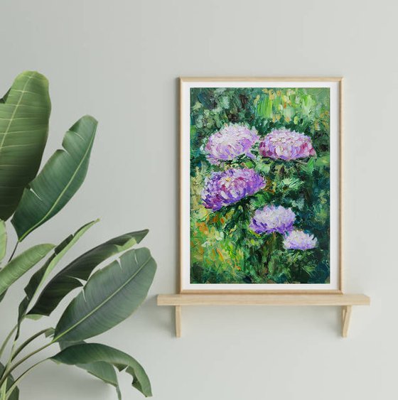 Autumn Asters Painting