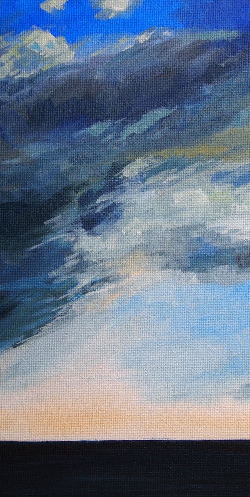 Clouds Over Black Sea by Kitty  Cooper