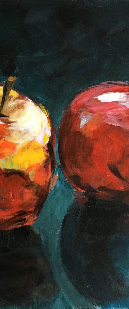 Two Apples by Neeta Popat Kataria