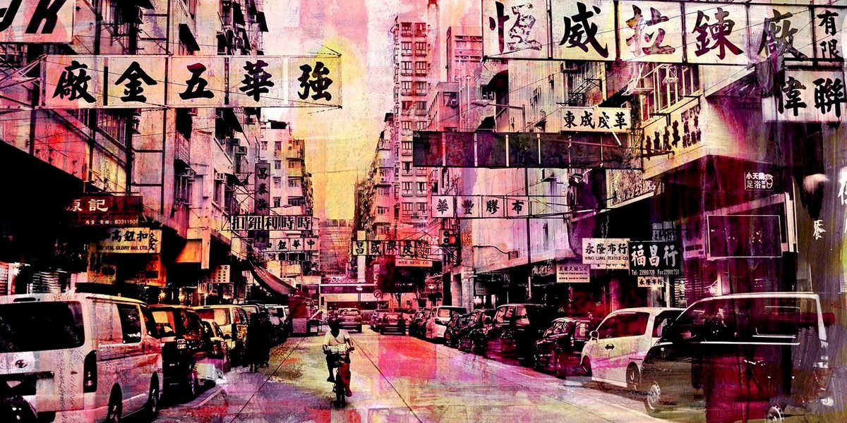 Abstract Photograph , Hong Kong Signs Xviii By Sven Pfrommer, 55 X 28, Artwork For Sale On Artfinder