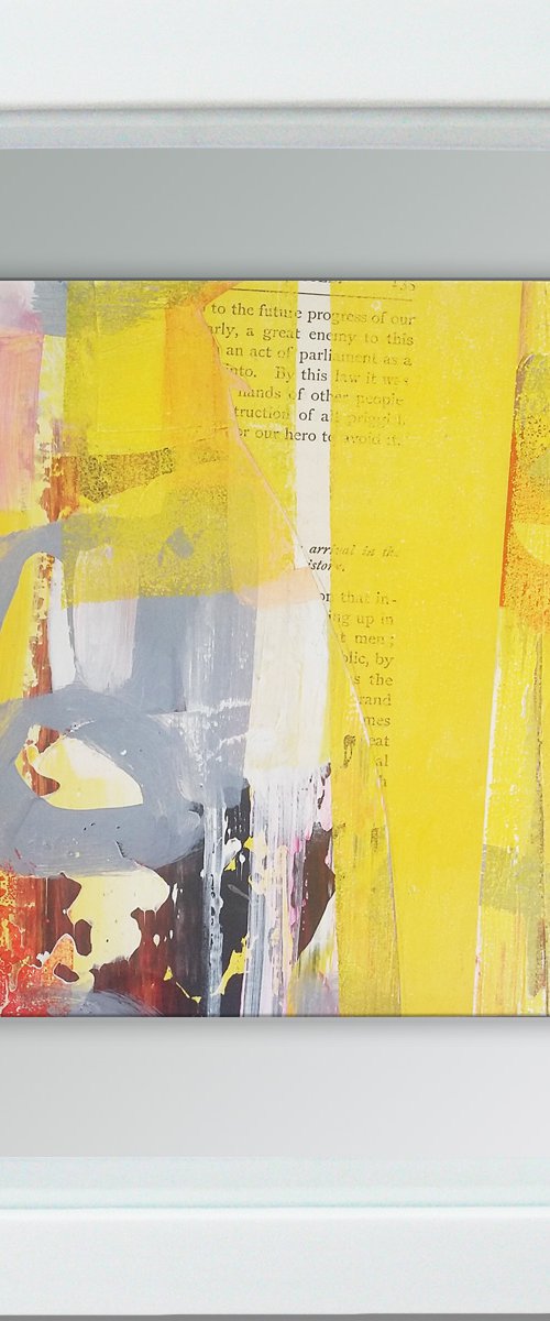 Vérité #7 -  Framed ready to hang original abstract by Carolynne Coulson