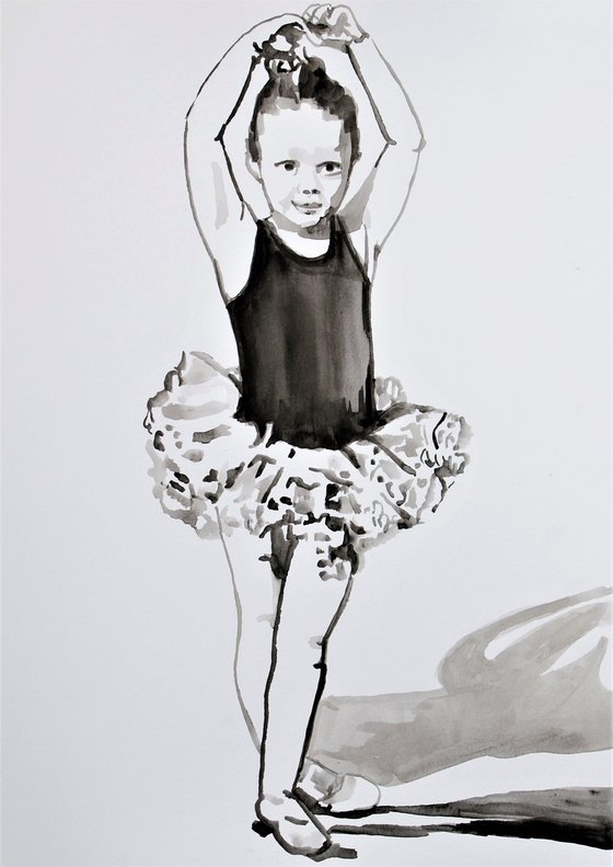 Little Ballerina #1 ID / 42 x 29.7 cm