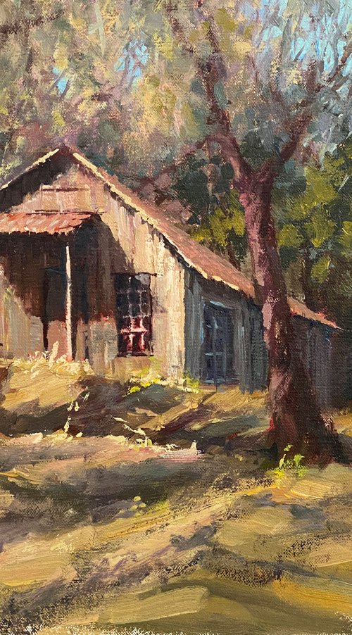 Old Cabin In the Woods by Tatyana Fogarty
