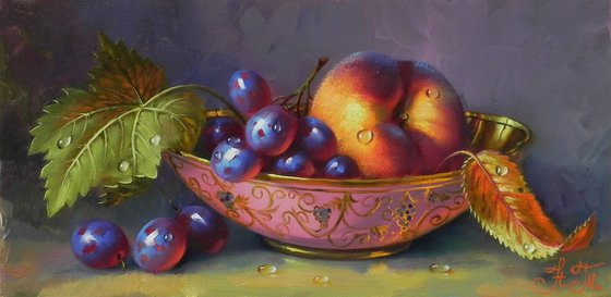 "Fruit" Original art Kitchen decor
