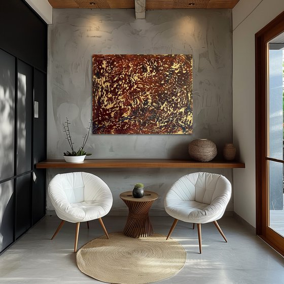 Gold Leaf 100x80x4