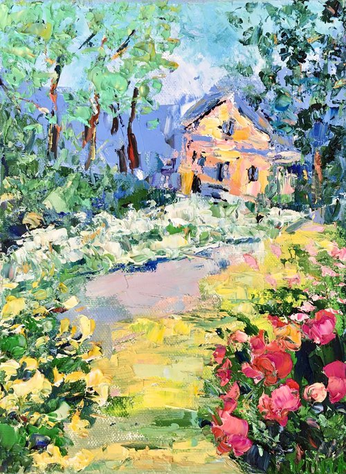 Summer in garden by Vilma Gataveckienė