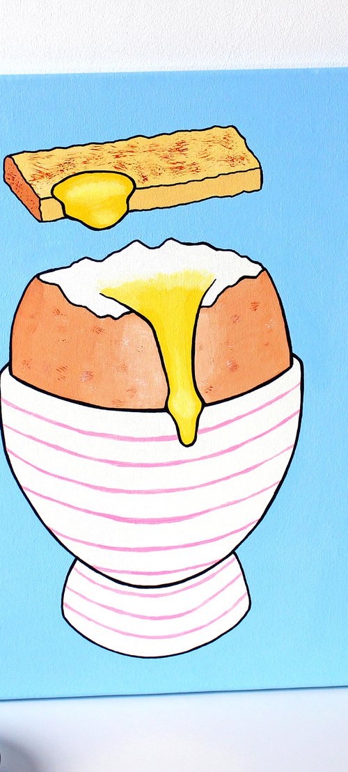 Boiled Egg and Soldiers by Ian Viggars