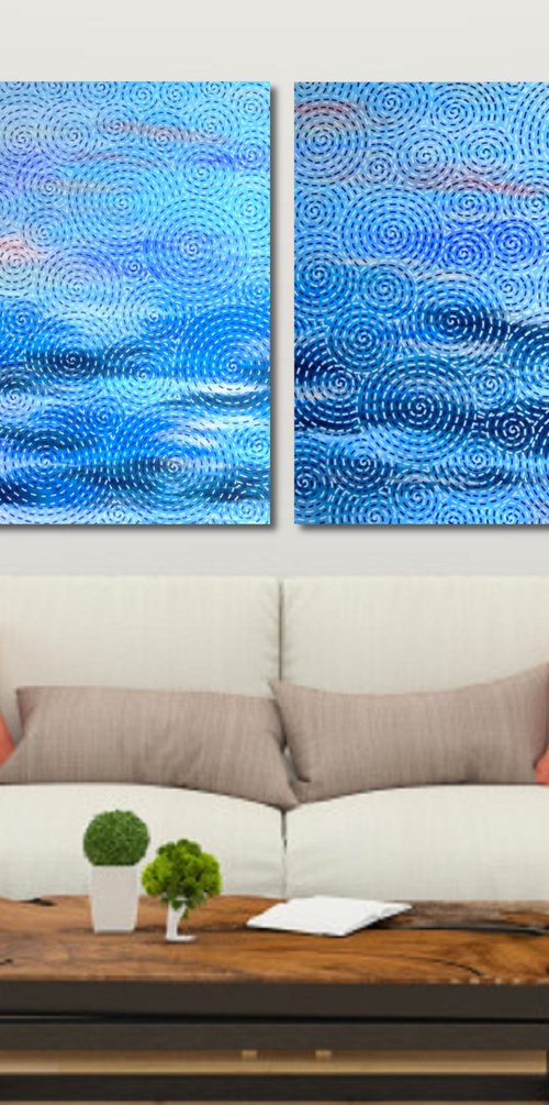 Calm. Diptych by Marina Krylova