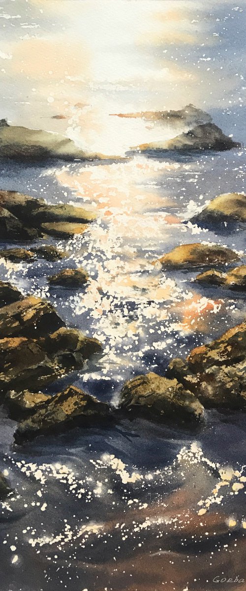 Sea in the sun by Eugenia Gorbacheva