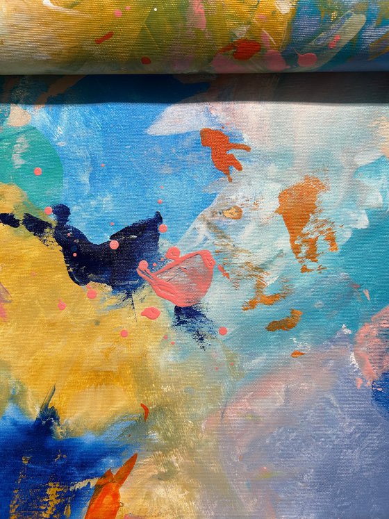 "Soar in the clouds"