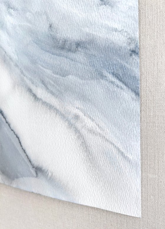 Blue abstract set of 2