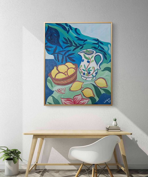 Still Life with Winter Lemons