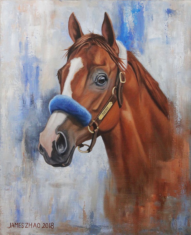 Justify (2018) Oil painting by James Zhao Artfinder