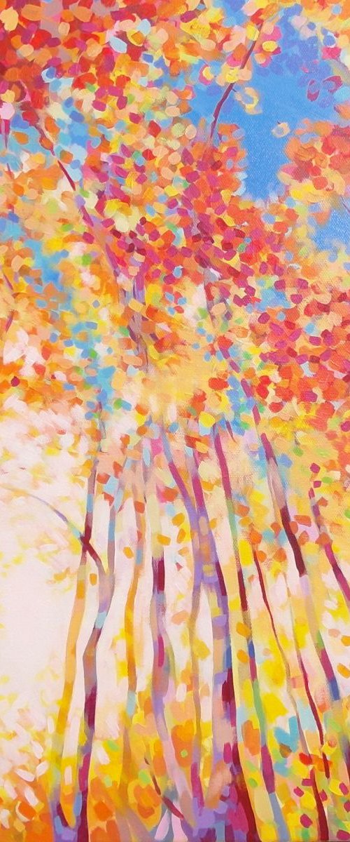 Autumn Trees by Marc Todd
