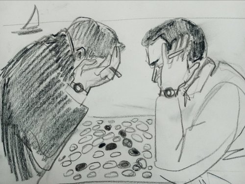Chess Obsession/2 by Oxana Raduga
